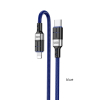 Kabel USB Kakusiga KSC-696 Typ-C/Lightning 1.2m PD20W NIEBIESKI